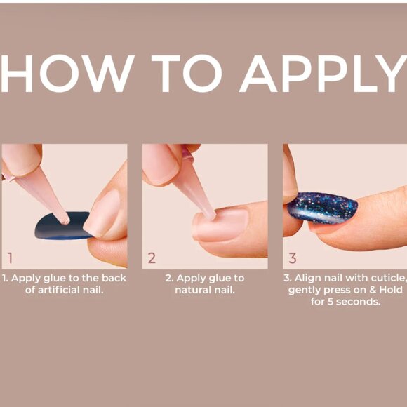 NEW Blue Kiss Gel Fantasy, Long Coffin Nails, glossy - Picture 9 of 9